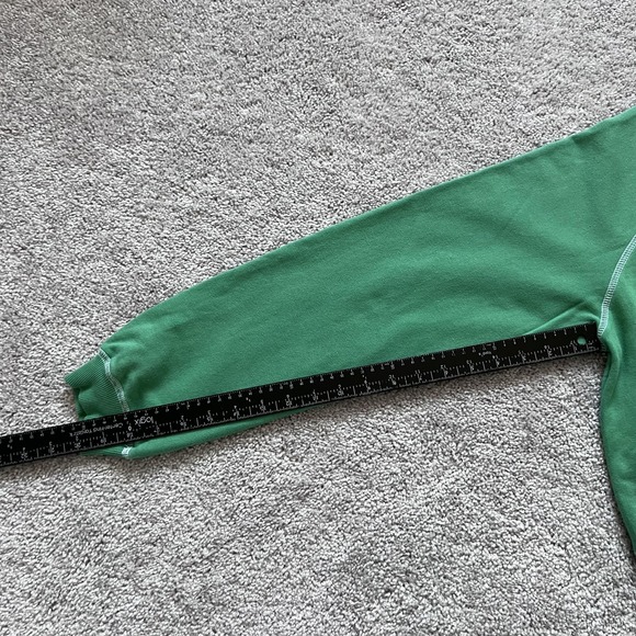 Mardi Mercredi Sweatshirt Womens One Size Green Daisy Graphic Crewneck Pullover - Picture 13 of 14